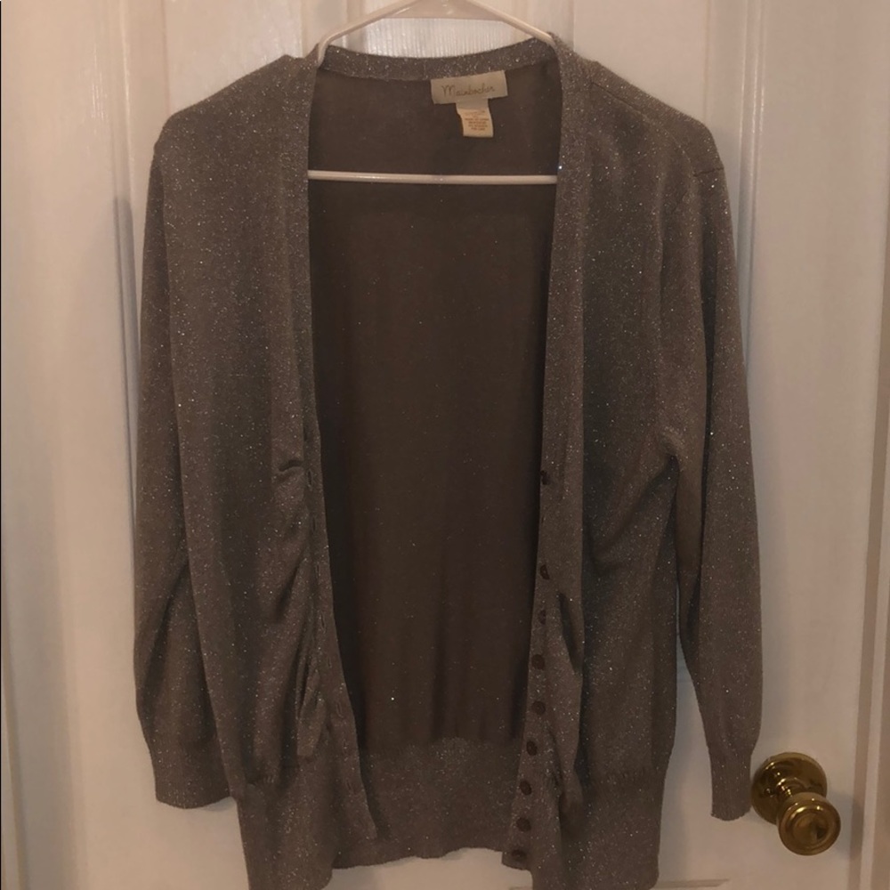 Silver sparkly cardigan